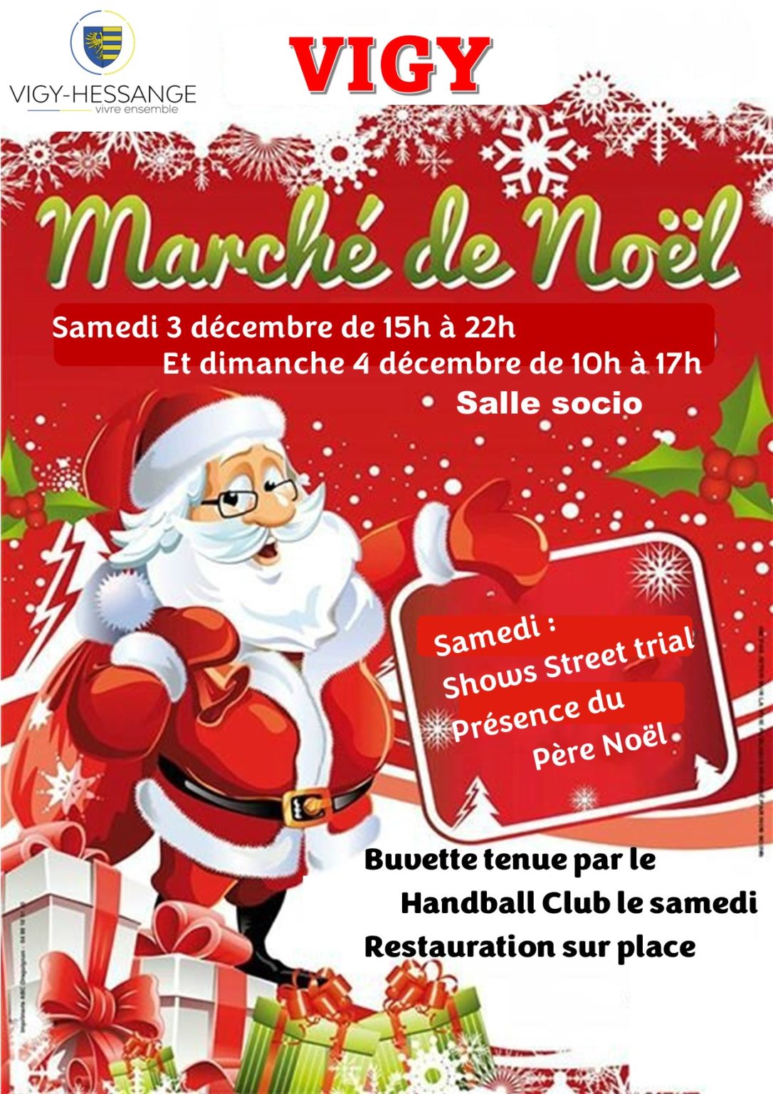 Marché de Noël Mairie de VigyHessange