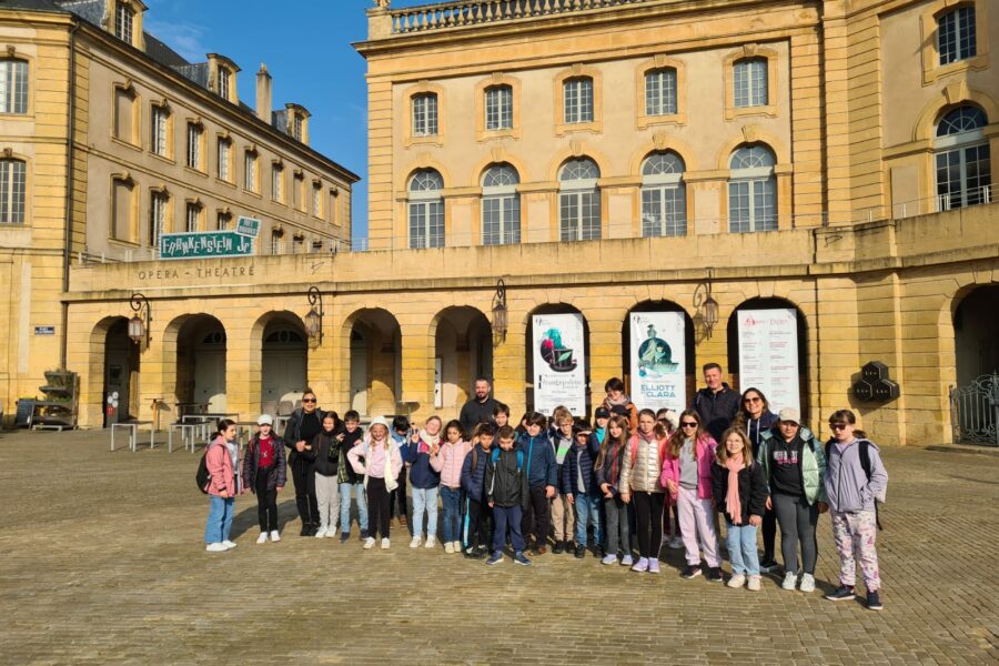 Sortie scolaire de la classe de CM1 de M. GORZA à l’Opéra théâtre de Metz